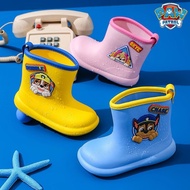 AT/🪁Paw Patrol Baby Rain Boots Children Non-Slip Rain Boots Boys Cute Toddler Girls Kids Waterproof Shoes Kids Rubber Sh