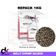 Molly Cat Adult Shrimp &amp; Salmon (Cat Food) REPACK 1KG