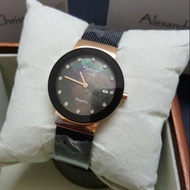 Alexandre Christie Ac2607 black rose gold Watch