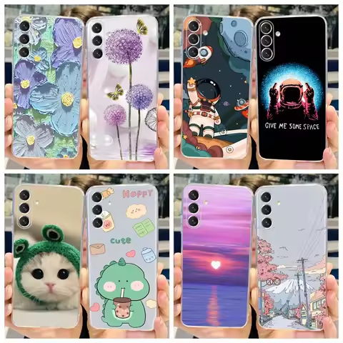 For Samsung Galaxy A14 5G Case M14 Colorful Painted Cover Soft Slim Phone Case For Samsung A14 A 14 