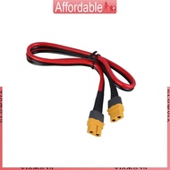 GLO 1PCS XT60 Female to XT60 Female Plugs Extension Cable Leads Silicone Wire 12AWG