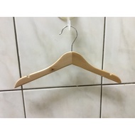 38cm Wooden Hanger Log Girls Boys Clothing Store