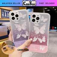 IPHONE X Xs Xs Max 11 Pro 11 Pro Max 12 12 Pro 12 Pro Max 13 13 Pro Max 14 14 Pro 14 Pro Max transparent camera protect shining glitter butterfly stand soft case