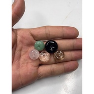 14-18mm natural quartz copper, vip product, 90-99% clarity used as a pendant