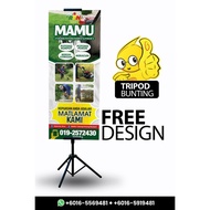 Bunting with printing/Stand Only/Cetak Bunting/Bunting Murah