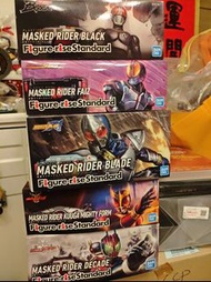 新增5款 Bandai figure rise standard masked rider kamen rider 萬代 假面騎士 可動Figure模型 (Faiz, Blade, Kuuga, De