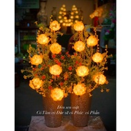 Lotus altar lamp - Vietnamese lotus lamp (7 lotus lamp model. inbox for advice)
