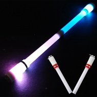 Funny Anti-anxiety Fidget Toy Stationery School Supplies LED Flash Gel Pen Finger Game Foldable Spin