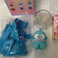 每個$59 。全新已拆盒 透明膠袋未拆 盲盒 盒殘 sanrio hg 盲盒 水怪 海怪 扭蛋機 膠珠珠diy 手鏈