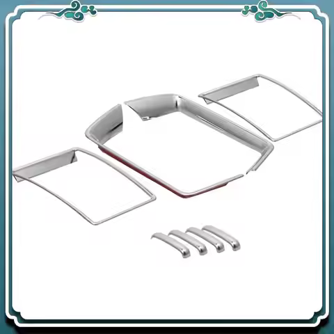 A54K-Stainless Steel Air Conditioning Vent Trim For 2016-2020 Toyota Land Cruiser 200 LC200
