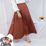 CODE K3E Latest 1cm PREMIUM PLISKET SKIRT NEWEST SOFT COLOR PLISKET SKIRT
