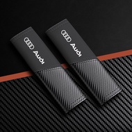 2Pcs/Set Audi Car Seat Belt Shoulder Pad Universal Shoulder Protector Leather Safety Belt Cover For 