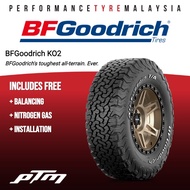 16 17 18 20 inch BF Goodrich All Terrain AT KO3 & KO2 4X4 Tyre (FREE INSTALLATION/DELIVERY) BFGOODRI
