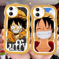 D-82 One Piece Luffy Transparent Casing for iphone XR Xs 11 X 12 Mini Pro Max Case