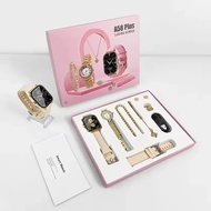 2025 Smart Watch 8 in 1 Necklace Earrings Bracelet Ring A58 Plus Reloj Montre intelligente Luxury Je