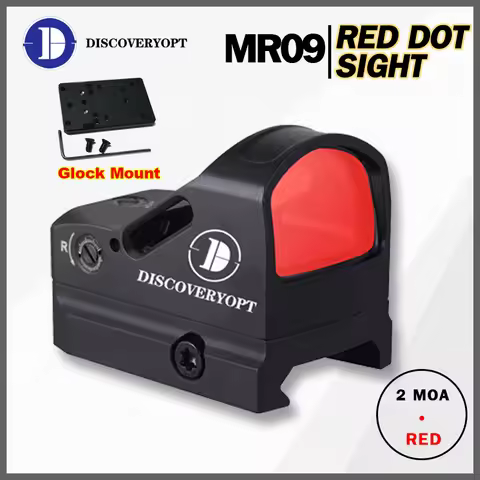 DISCOVERY Mini RMR Red Dot Sight With Glock Pistol Mount Adjustable Collimator Pistol Reflex For Hun