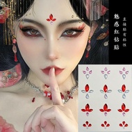 Premium✨Red Diamond Eyebrow Paste Water Diamond Beauty Makeup Water Drop Diamond Jewelry Red Diamond