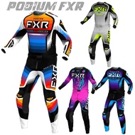 Set Jersi Dewasa 2025 Podium Fxr Pilihan Terbaik Set Gear Mx Ungu Kit Luar Jalan Set Jersi Motosikal