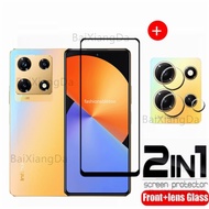 2 in 1 Screen Protector Tempered Glass Film For infinix Note 40 30 pro 30pro 30i 30 Vip 30vip Note30