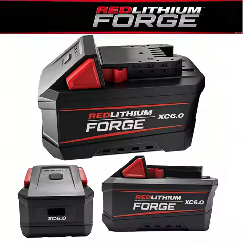 3 PAST For Milwaukee M18 48-11-1861 XC6.0 FORGE Battery 18V 6.0Ah Long Cycle Life Shockproof For Hea