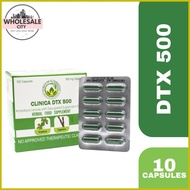 ๑ ❂ ∏ Clinica DTX 500 herbal food supplement 10 CAPSULE