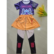 (Preloved) Kpop Demon Hunter Mira Costume Cosplay Kids