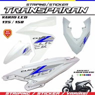 TRANSPARENT VARIO 125 LED STRIPING VARIO LED 125 STICKER / 150 SIMPLE MOTIF STICKER