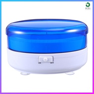 dcwanli  Watches Cleaner Ultra- Diamonds Machine Denture Eyeglass Cleaning Container Dentures Sterilizer Case