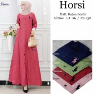 Dresses Jubah Muslimah Hijabs Fashion Long Dresses Horsi Dress