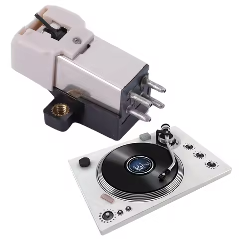 AT-3600/AT-91/AT-91R Moving Magnet Turntable Cartridge Replacement Moving Magnetic Stylus Machine fo