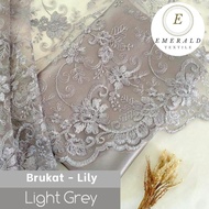 Paket Lengkap Kain Bridesmaid / Kain Satin + Kain Brokat By Emerald Textile - Lily