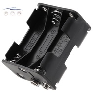 Double Side Spring 6 x 1.5 V AA Battery Holder Case Box Black