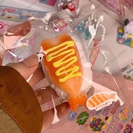 new Shirmp Sushi Taba Squishy Silicone Shirmp Sushi Rice Tabby Squeeze Toy Squishy Mochi Toy Anti St