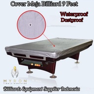 Cover Meja Billiard 9 Feet Waterproof
