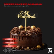 Acrylic Cake Topper Eid Mubarak Idul Fitri 2026