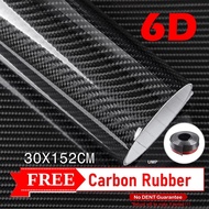 KakiDeco 🔥 6D Carbon Sticker 🔥 5D Carbon Sticker High Glossy Shiny Carbon Fiber Pattern Film Wrap De