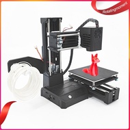❤ RotatingMoment  # Mini 3D Printer Easy To Use Entry Level 100X100X100mm for Beginner (Black US)
