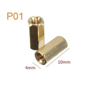 Hex Metal brass spaser standoff spacer M3x8mm M3 length 8mm Female M3x10mm M3x10 10mm 1cm - M3*10mm