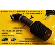 Air Filter Open Pod Air Intake Formula X Viva 2007-2014 Myvi 2005-2011 660,850 & 1.0 Plug N Play