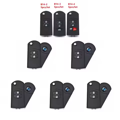 5pcs for Mazda Style KEYDIY B series B14-2 B14-3 B14-4 Button Universal KD Remote key for KD-MAX KD9