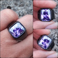 Kerren Amethyst Men's Ring Amethyst Ring Men Ring