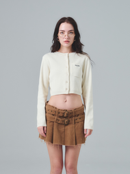 AILUMI - Lumi Cropped Cardigan เสื้อคาร์ดิแกนทรงครอป กระเป๋าอกซ้ายใส่ของได้จริง