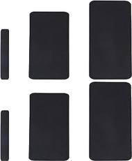 WADORN 6pcs Felt Bag Base Shaper, 3 Styles Black Thick Handbag Base Shaper Rectangle Wool Tote Base Pad Purse Bag Liner Board Insert 1.1-5.9 Inch Wide for Travel Coach Bag Cosmetic Bag Small Handbag