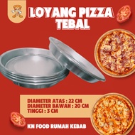 Thick Pizza Pan - Aluminum - 22 cm Pizza Pan - Pizza Pan
