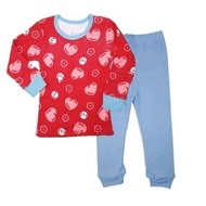 Baby Pajamas GAP - pink blue hearts 2-7T