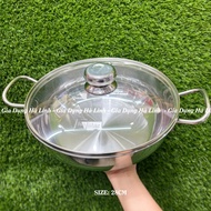 Fivestar 3-bottom stainless steel hot pot THT-FSCL24IN001/26IN001/28IN001, Diameter 24cm/26cm/28cm, 