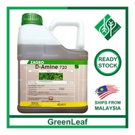 4L D-Amine 720 Zagro Racun Rumpai 2,4-D-dimethylammonium 60% Insecticide Rumput Pait Akar Ruas Ruas 