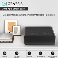 🛡SAFE BOX🛡 GENESIS SF01 Mobile App Biometric Fingerprint Dynamic Passcode Smart Safe Box Cabinet (Tu
