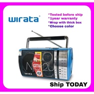 WIRATA Portable Radio 4 Band USB FM Radio LT-D6.5