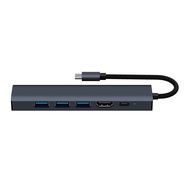SJYJ-PD RJ45 Docking Station for Dock Adapter Type C to Usb 3 0 Splitter Hub Laptop Usb Expander Gig